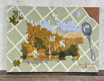 Gary Kitchen Table Cook Painting