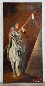 Gary Cook Horse Raid Painting