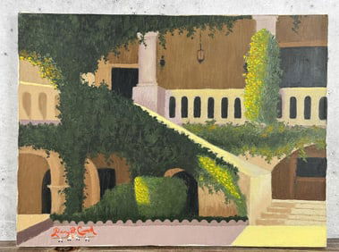 Gary Cook The Patio Painting