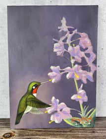 Gary Cook Wind Flowers Painting