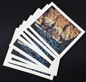 21 Oleg Stavrowsky Holdup Signed Prints