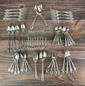 Alvin Sterling Silver Flatware Set