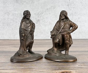 Hubley Cast Iron Arabian Sheik Bookends