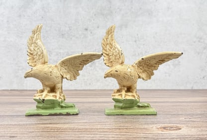 Cast Iron Eagle Bookends