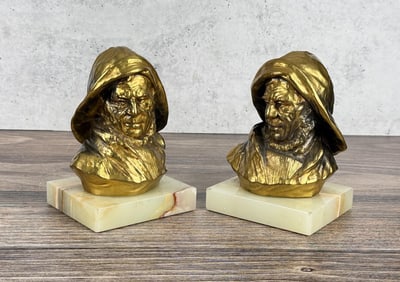 Jennings Brothers Fisherman Old Salt Bookends 3039