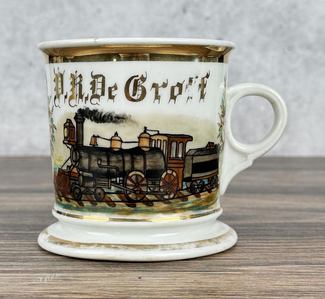 Occupational Shaving Mug Railroad Conductor (1 of 7)