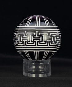 Mark Matthews Pompeii Art Glass Marble