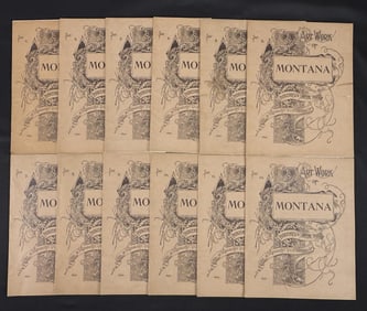 Art Work of Montana Published in Twelve Parts