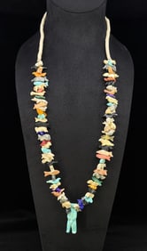 Large Zuni Fetish Necklace