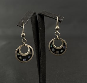 Taxco Mexico Sterling Silver Earrings