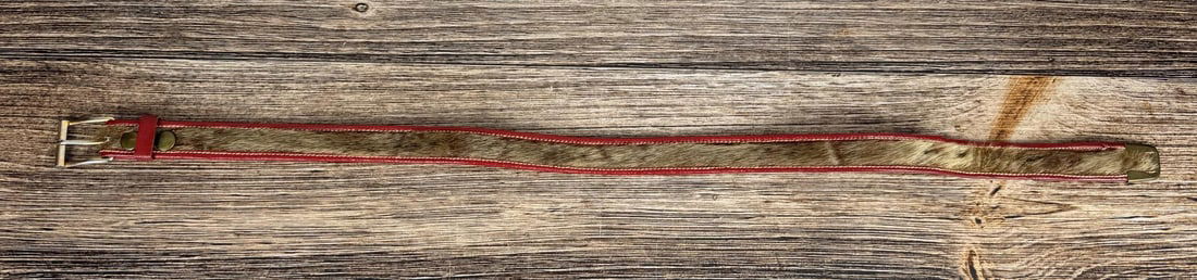 Mont Blanc Alaskan Inuit Eskimo Belt: 30 1/2" long. Native made prior to 1972. This item cannot be shipped Internationally, or any other state that prohibits.