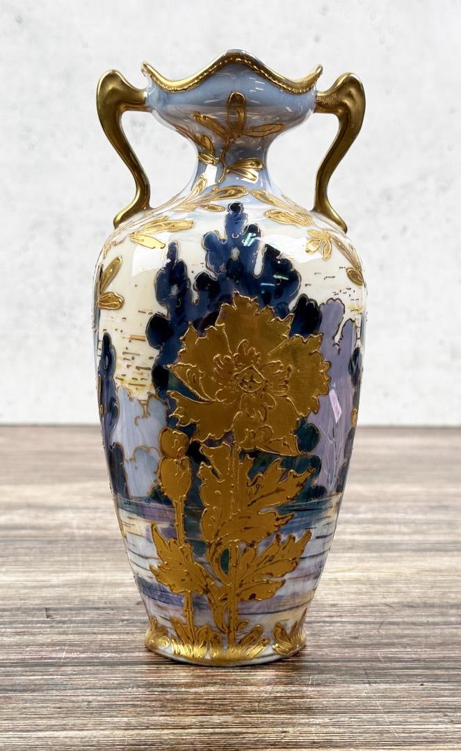 Erdmann Schlegelmilch Pearl Luster Porcelain Vase (1 of 7)