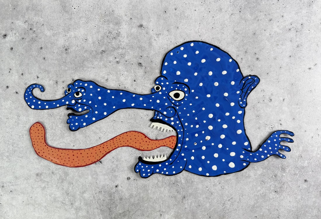 Steve Burnley Brunswick Blewie Folk Art Sign (1 of 3)