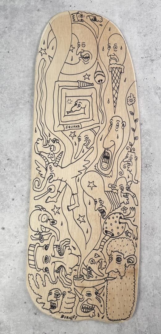 Steve Burnley Wooden Creature Folk Art Sign (1 of 5)