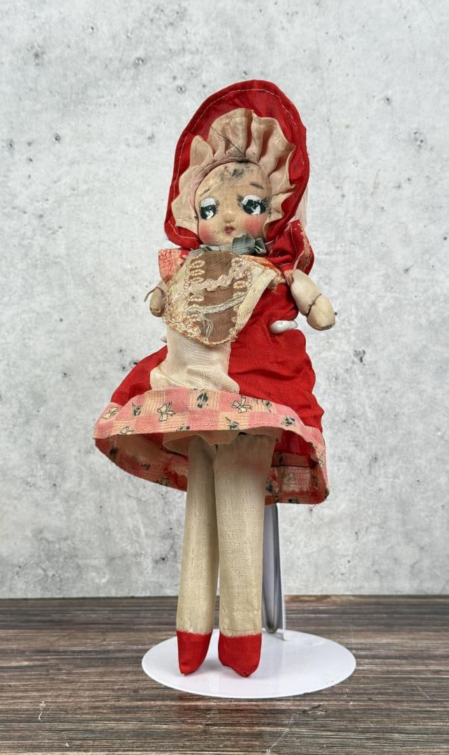 Painted Cloth Face Baby Doll (1 of 7)