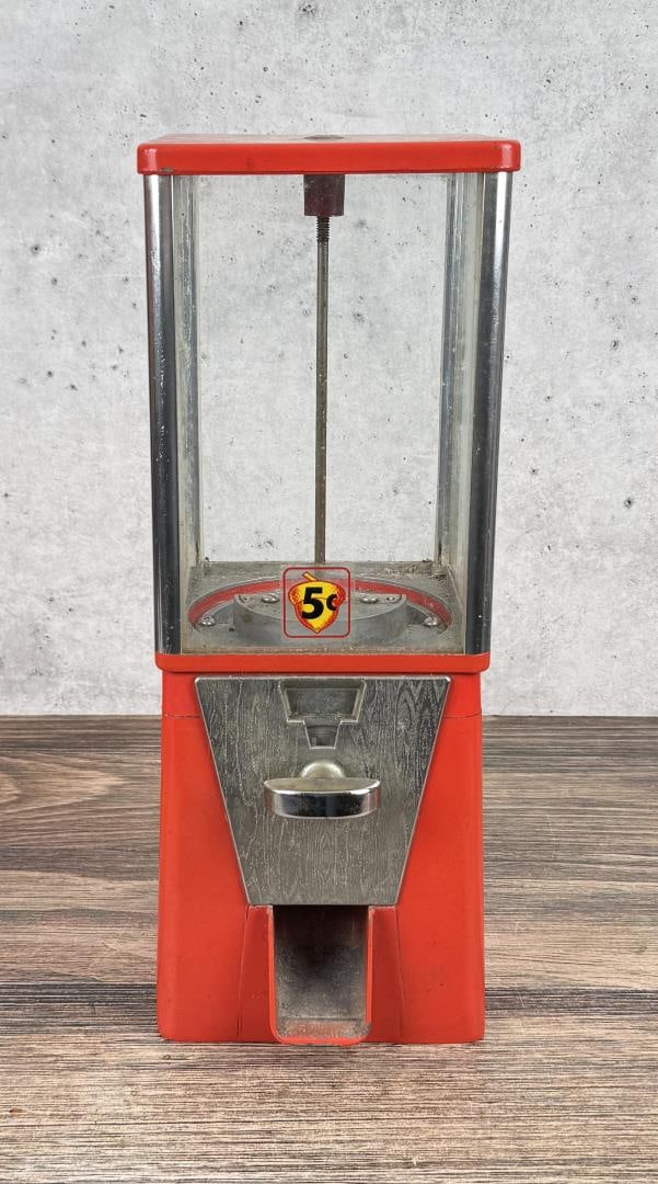 Oak Peanut Gumball Vending Machien (1 of 8)