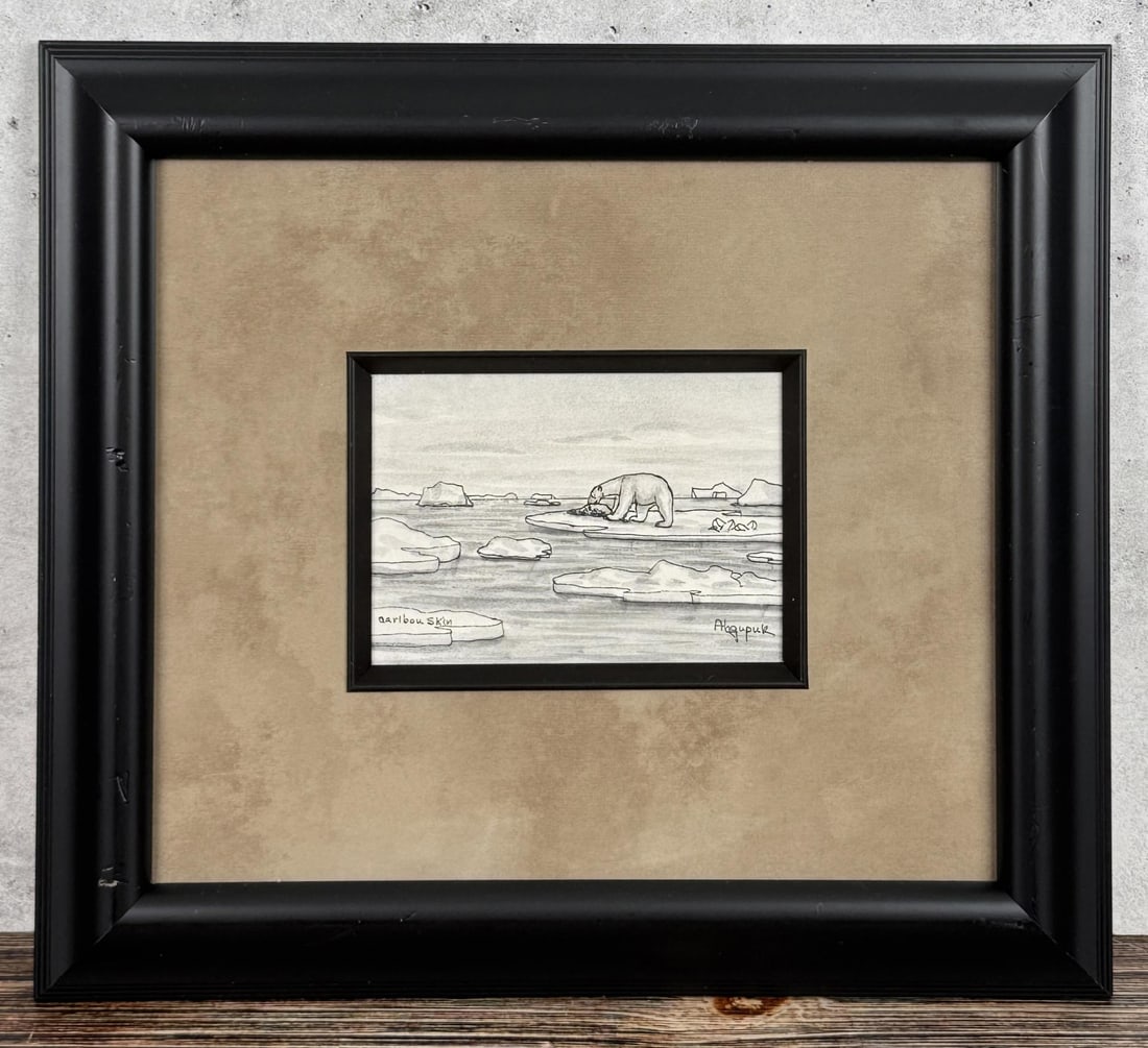 George Twok Aden Ahgupuk Polar Bear Drawing (1 of 6)