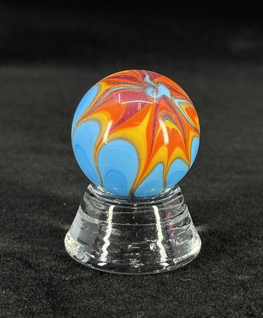 Flowing Eye Art Glass Marble (1 of 5)