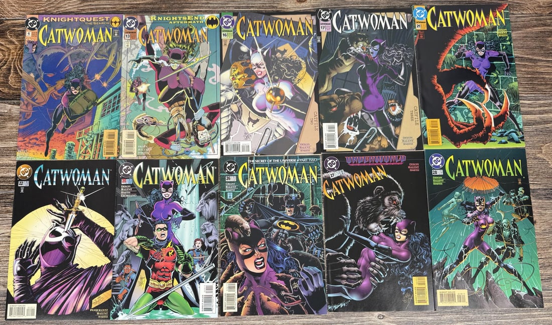 Collection of DC Catwoman Comic Books (1 of 4)