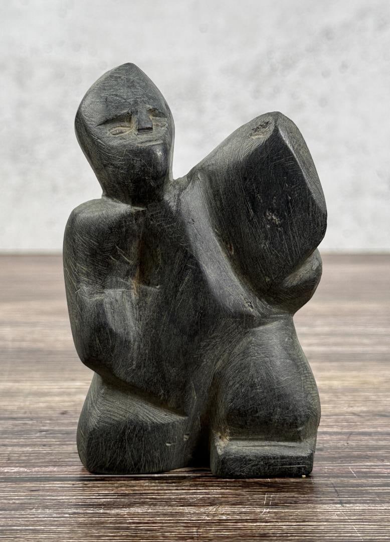 Monica Iquliq Inuit Soapstone Carving (1 of 6)