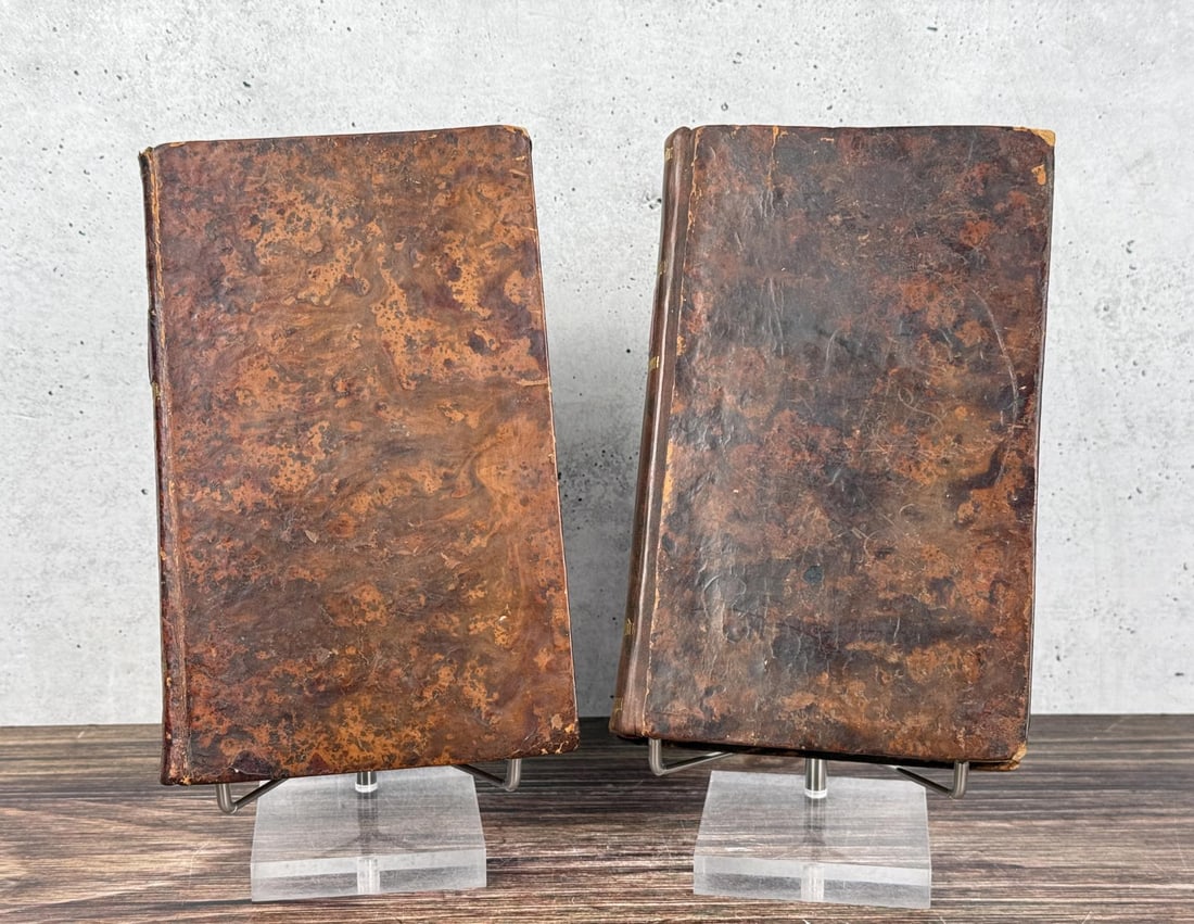 The Trials of Colonel Aaron Burr: Two Volume Set. From Robert E. Steiner's library in Montgomery, Alabama. Published in 1808 in Philadelphia, PA. 1889 signature to cover page. Some damage to pages throughout as shown.