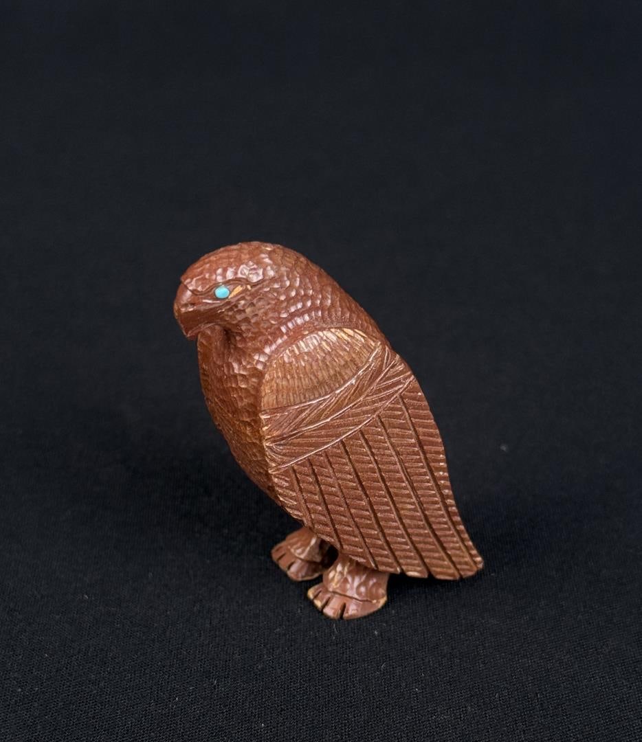 Todd Lowsayatee Zuni Carved Eagle Fetish (1 of 5)
