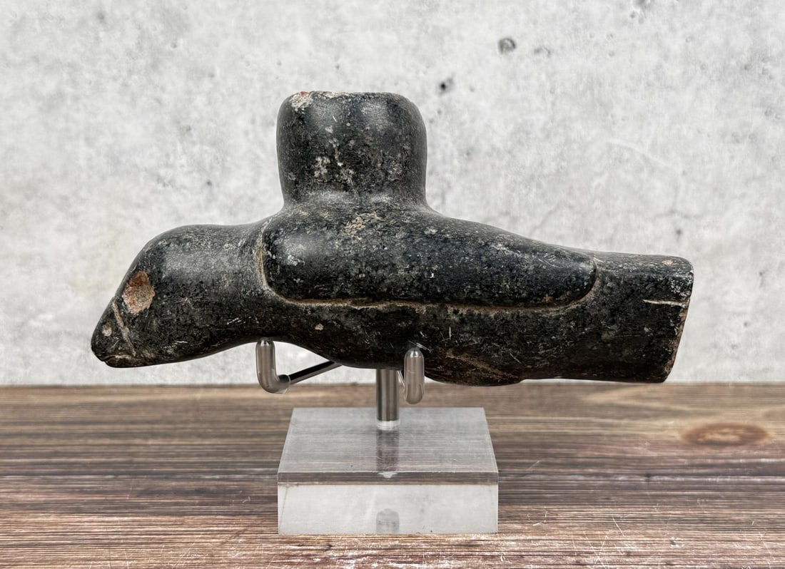 Native American Indian Stone Bird Fetish Pipe (1 of 9)