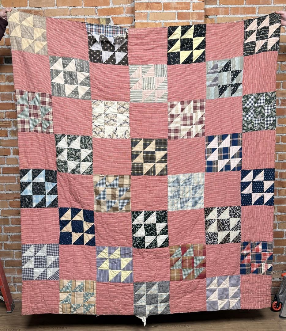 Antique Shoo Fly Shoofly Quilt (1 of 7)