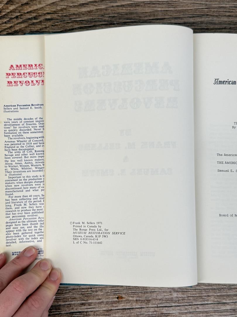 American Percussion Revolvers Author Signed - 6
