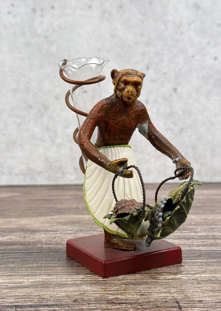 Petite Choses Cold Painted Monkey Vase (1 of 11)