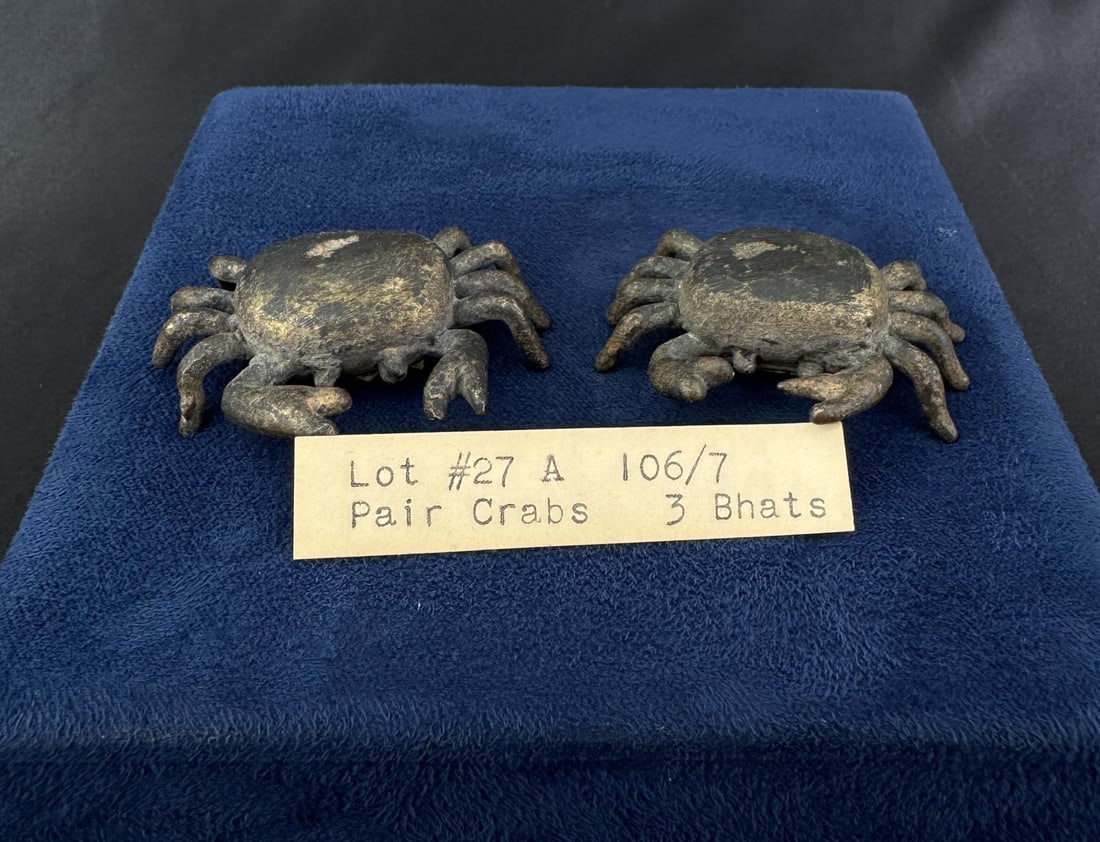 Antique Opium Scale Weights Crabs (1 of 8)