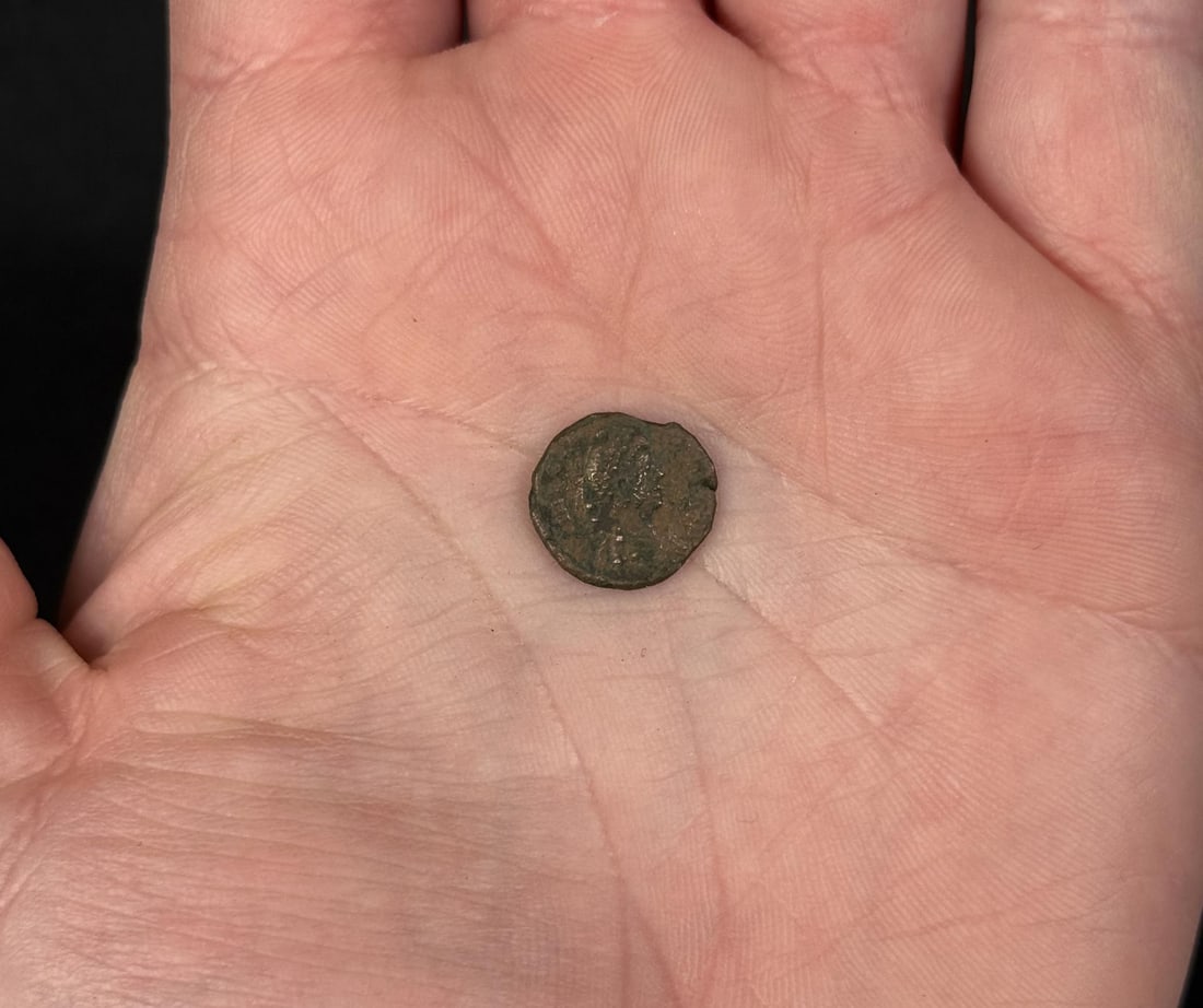 Ancient Roman Bronze Coin: Nice example.