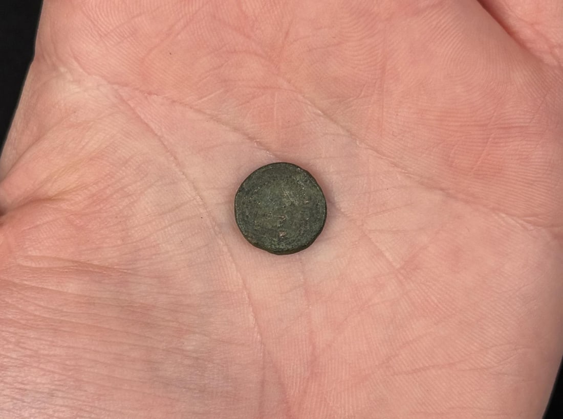 Ancient Roman Bronze Coin: Decent example.