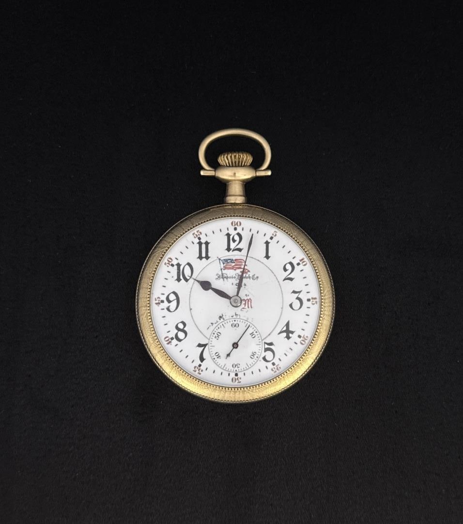 Illinois Sangamo Pocket Watch: 16s, 21j, made in 1911. Working.
