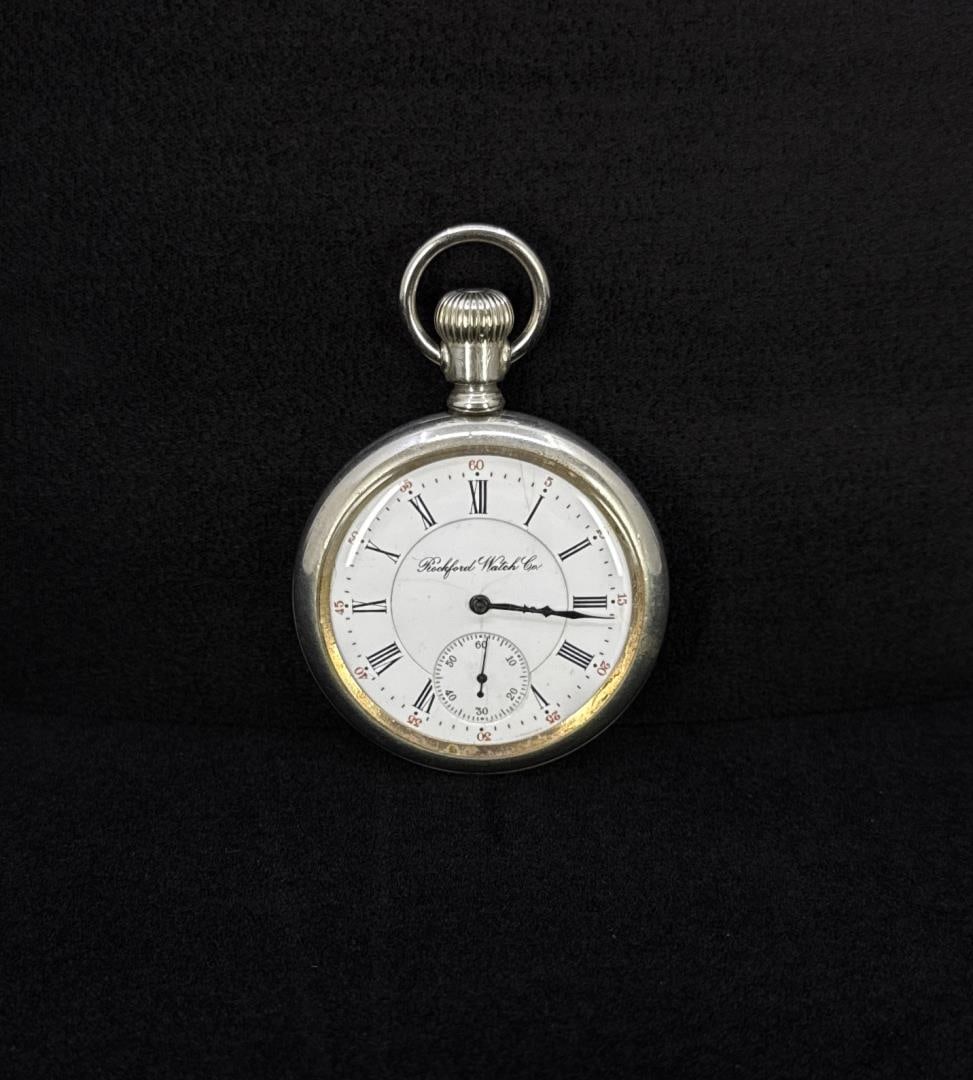 Antique Rockford Model 5 Pocket Watch (1 of 7)