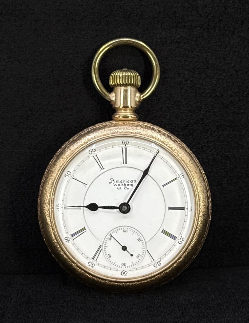 Antique Waltham Crescent Street Pocket Watch (1 of 6)