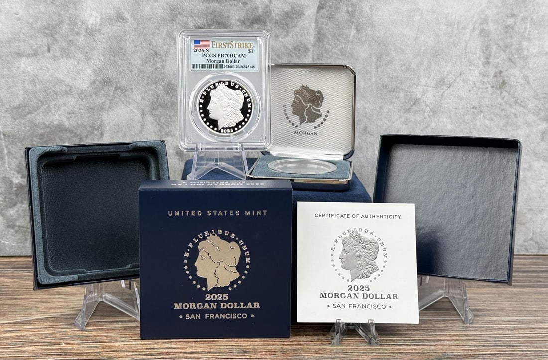 2025 S Morgan Silver Dollar PCGS PR70DCAM: First Strike.