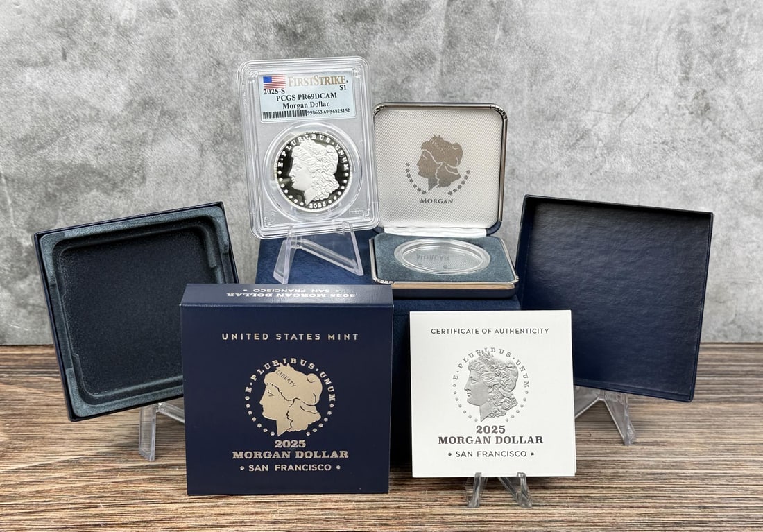 2025 S Morgan Silver Dollar PCGS PR69DCAM (1 of 4)