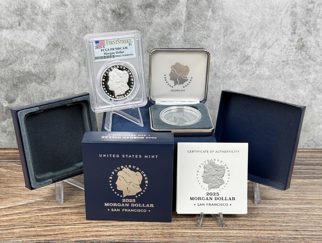 2025 S Morgan Silver Dollar PCGS PR70DCAM (1 of 4)