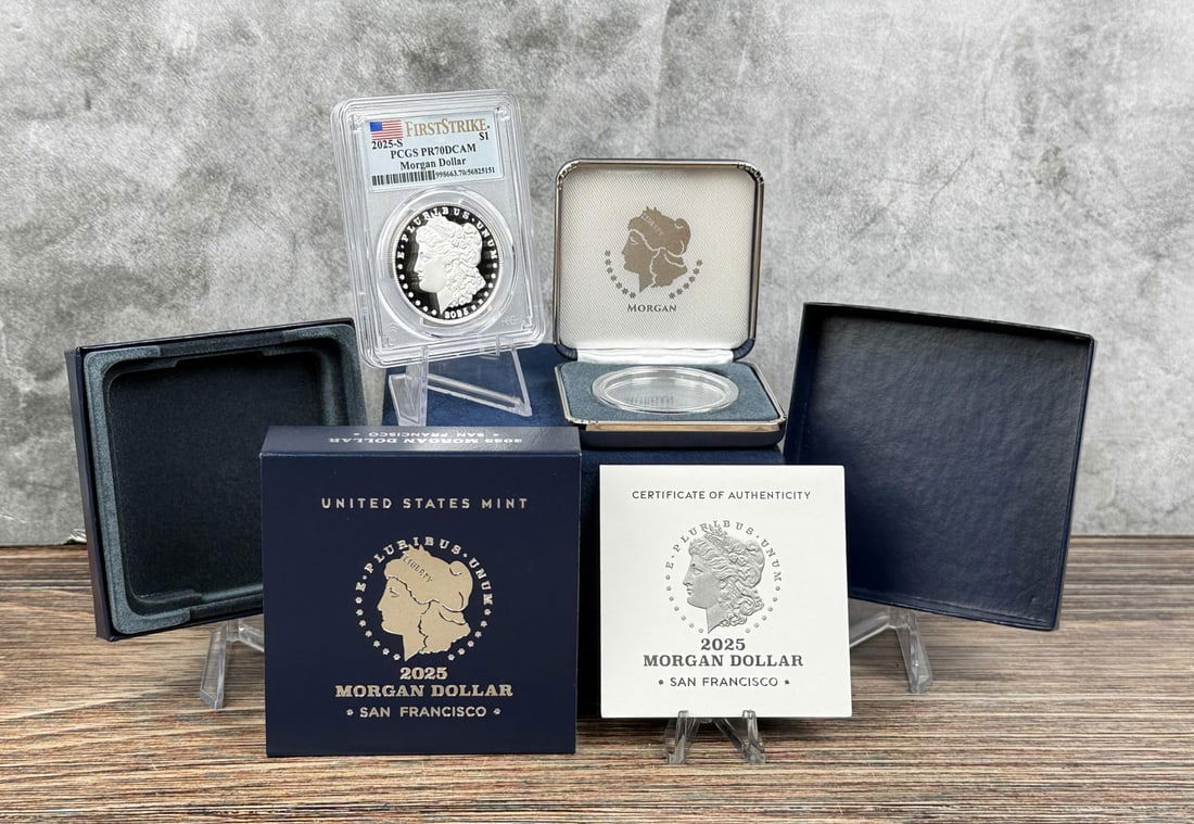 2025 S Morgan Silver Dollar PCGS PR70DCAM: First Strike.