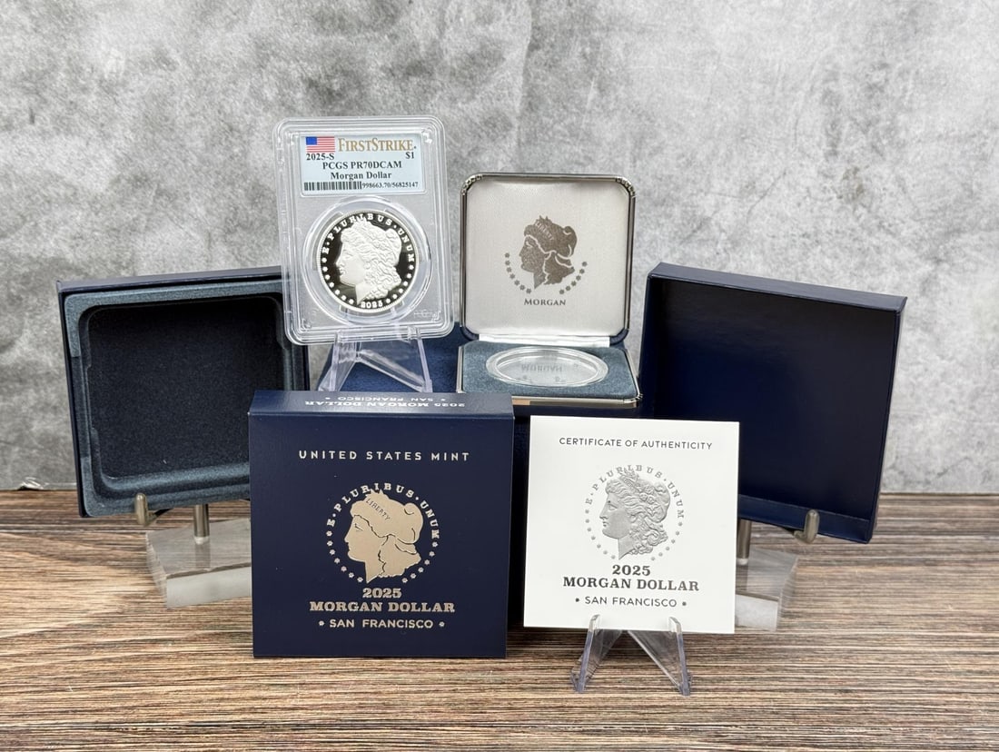 2025 S Morgan Silver Dollar PCGS PR70DCAM: First Strike.