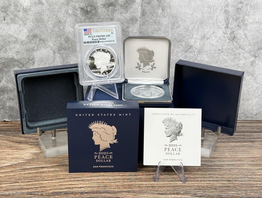 2025 S Peace Dollar PCGS PR69DCAM: First Strike.