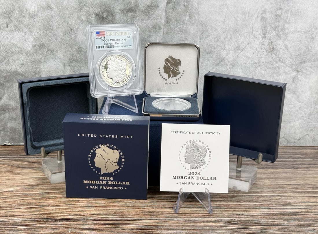 2024 S Morgan Silver Dollar PCGS PR68DCAM: First Strike.
