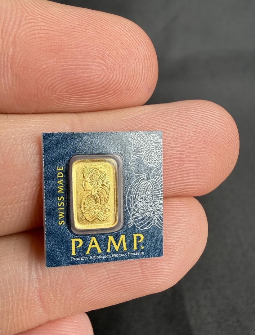 PAMP Swiss 1 Gram Gold Bar: Nice bar.