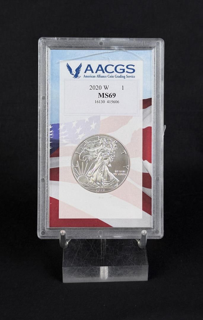2020 W American Silver Eagle Coin (1 of 3)