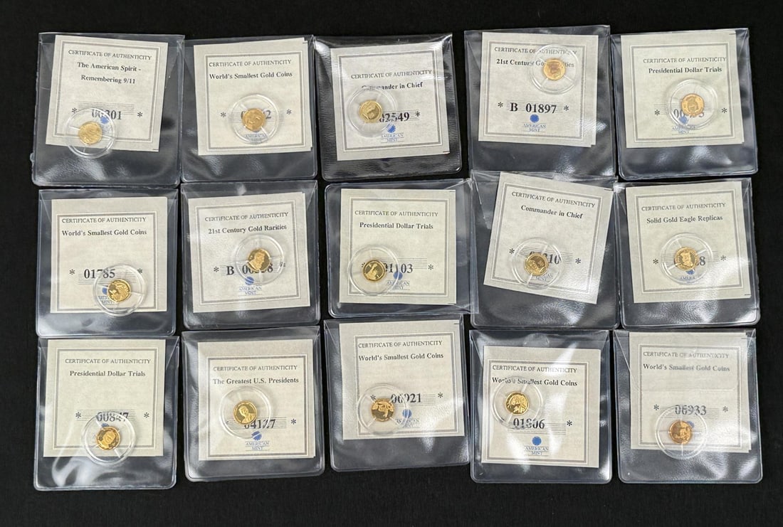 World Smallest Gold Coins (1 of 8)