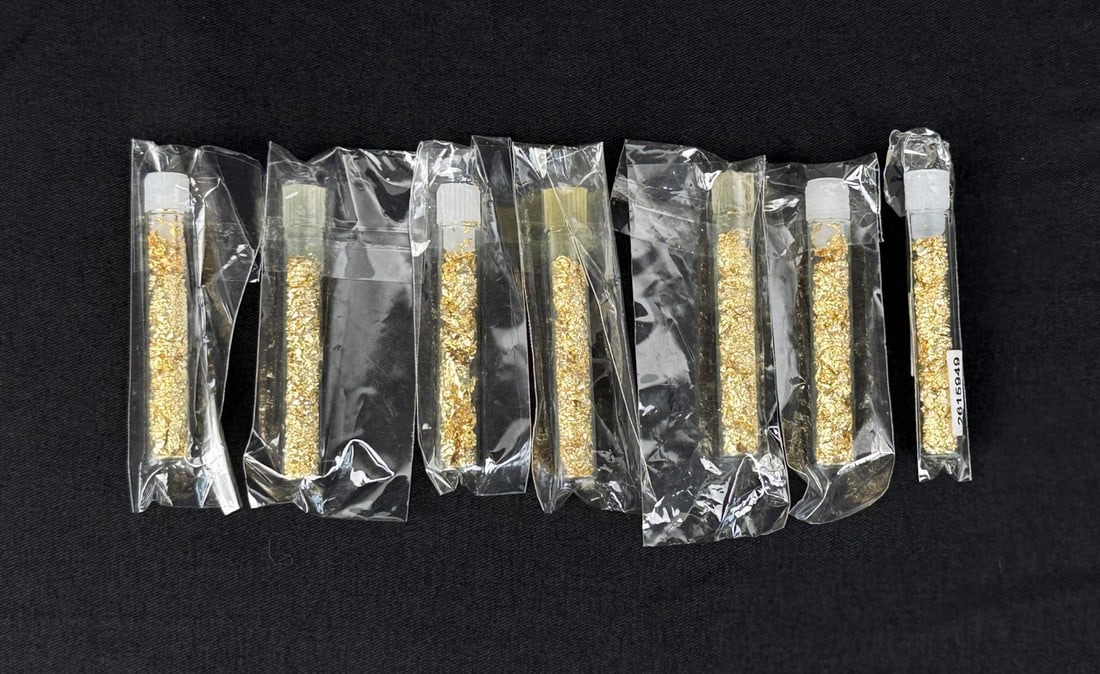 Vials of Gold Leafing (1 of 3)