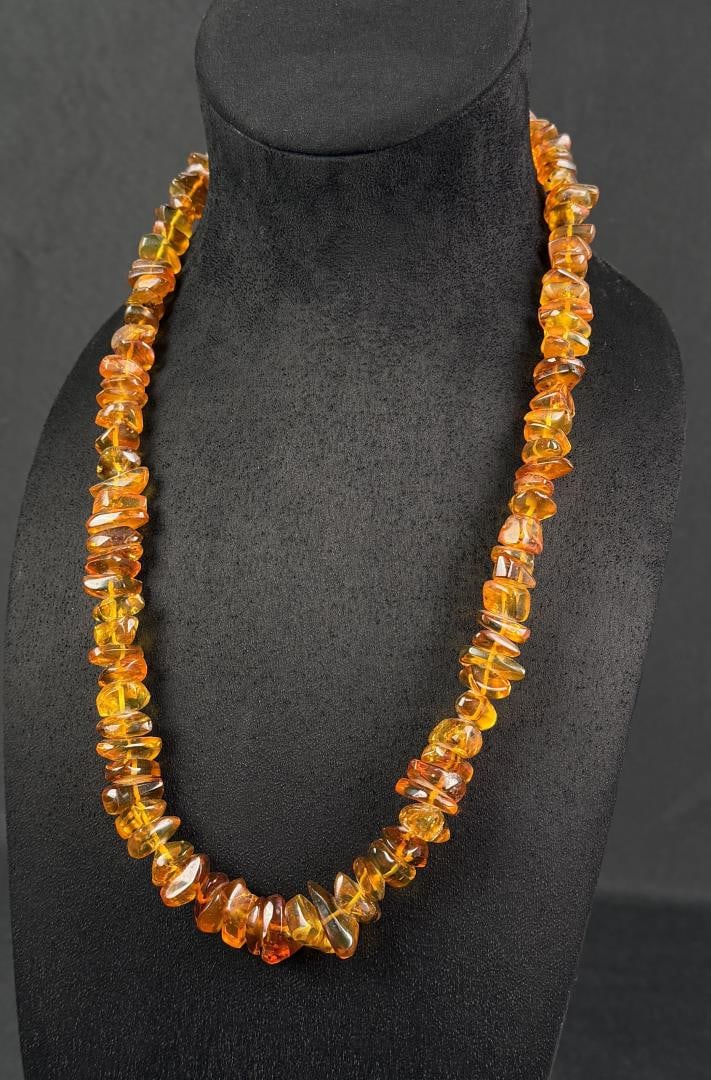 Baltic Amber Nugget Necklace (1 of 4)