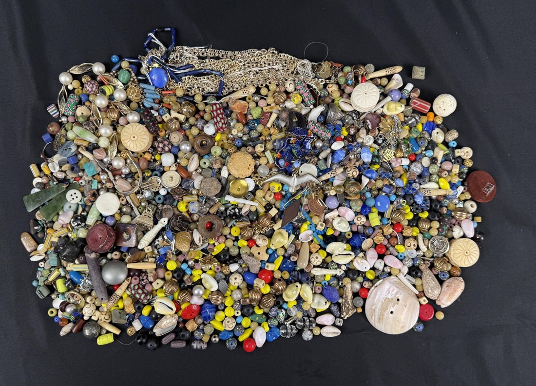 Collection of Trade Beads and Jewelry Findings (1 of 4)