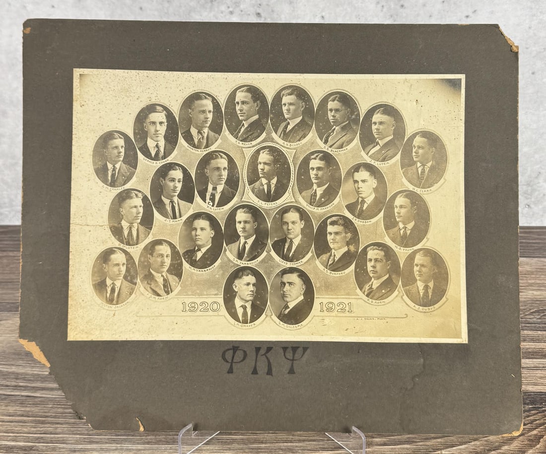 Phi Kappa Psi Vanderbilt University Photo: 1920-1921. 14" by 17".